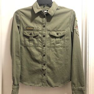 BDG Army green utility jacket size S